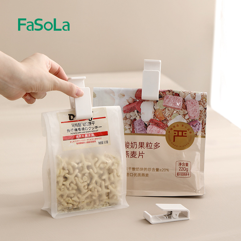 Fasola Mobile Phone Desktop Stand Drying Clip Socks Strong Windproof Fixed Clip Snack Sealing Moisture-Proof Sealing Clip