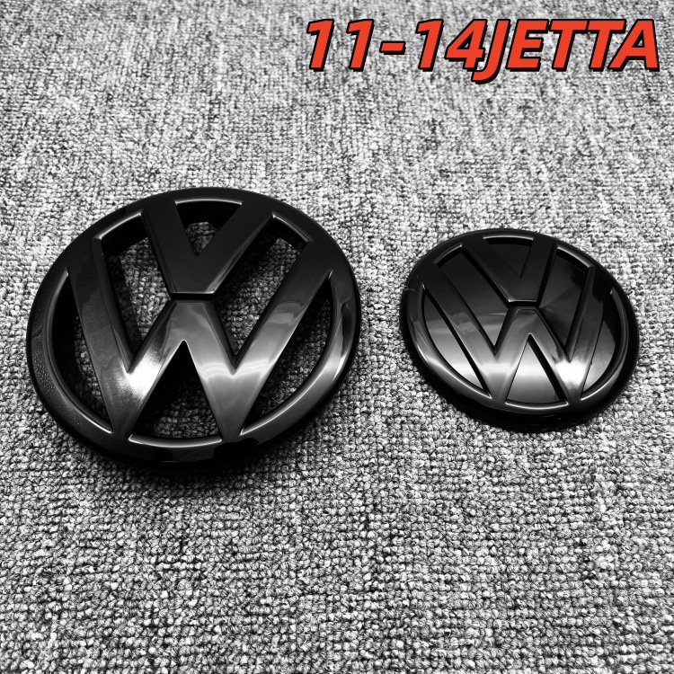 Volkswagen – For Volkswagen JETTA Car logo - 11-14-jetta-front-and-rear-black-logo