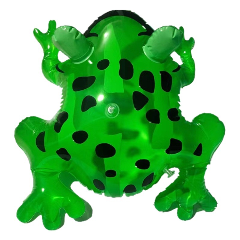 Oro cigarra nueva Rana bebé en stock red Rana roja luminosa rebote bola inflable SOMO animal juguete globo al por mayor