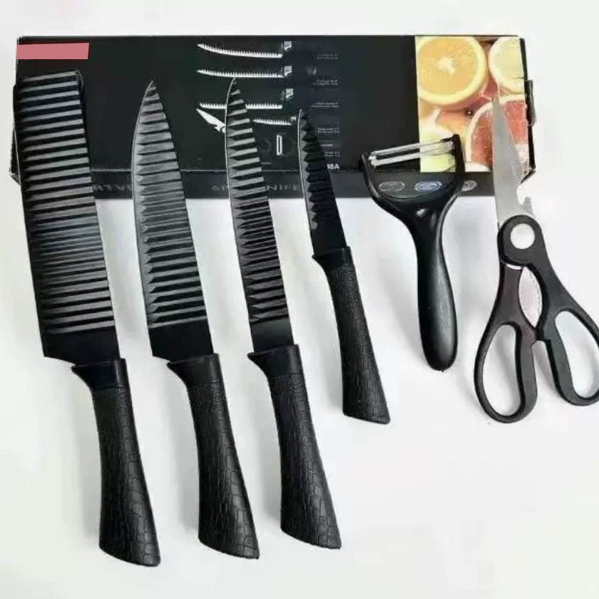 238A 블랙 웨이브 패턴 6종 세트 [심플 컬러 박스]