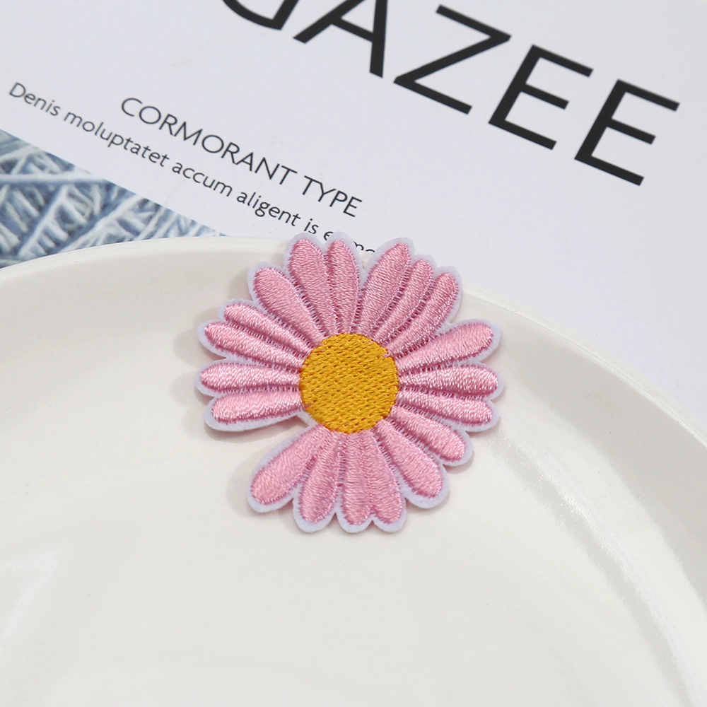 Creative decorations with velcro, sweatshirt, jeans, bag, flowered