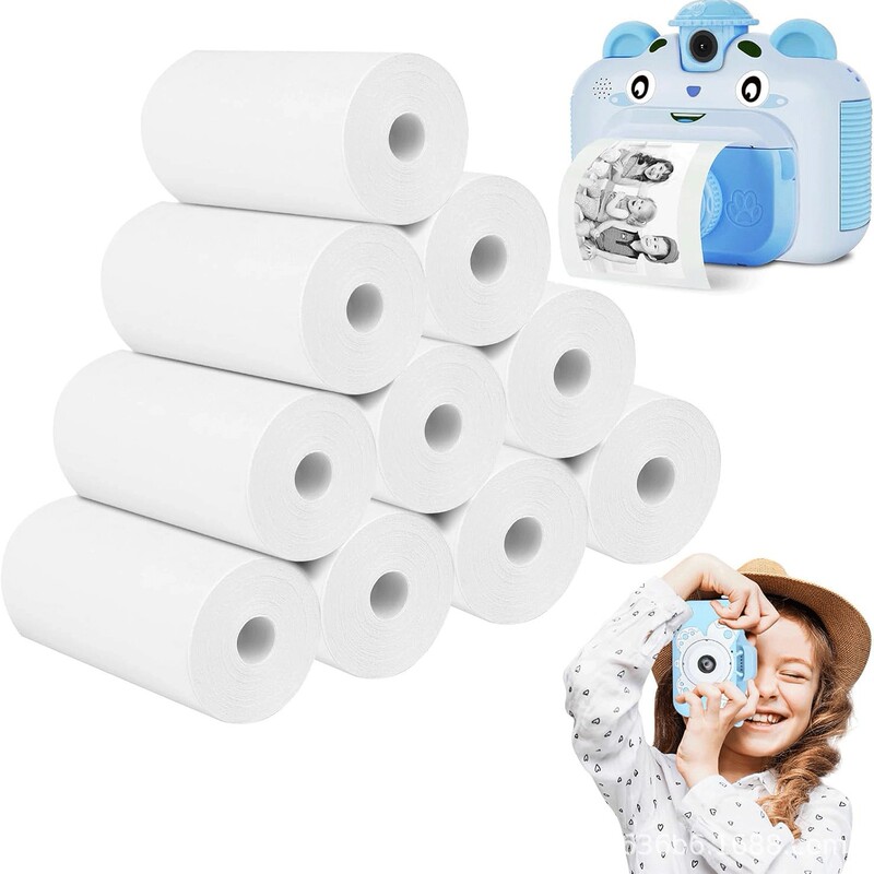 Hot-Selling Black and White Photo Paper for Children's Cameras, Cuckoo Machine Error Printing Paper, Eric Bear Thermal Printing Paper