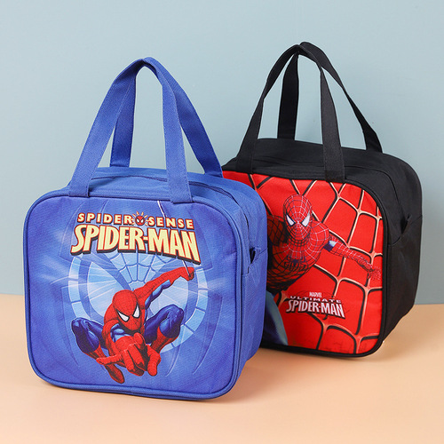 Student Insulated Lunchbox Bag, Handheld Bag, Large, Thickened Aluminum Film, Cute Cartoon Child Lunchbox Bag, Bento Bag