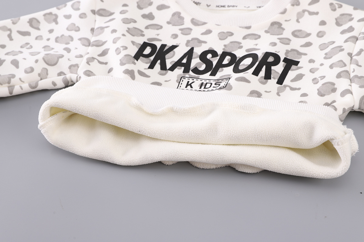 Jongen Fleece Sweatshirt Mat Leopardmuster An Box Set_voghion.com