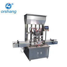 Fully automatic linear 4-head liquid filling machine