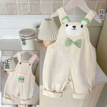 春夏宝宝背带裤2025春秋装婴幼儿童单裤0123岁男女童装牛仔长裤薄