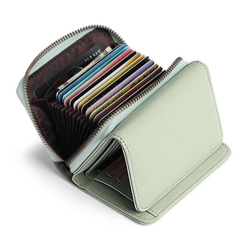Gaekeao New Women's Short Wallet 70% off Soft Leather Wallet European and American Style Multi-Functional Sweet Zipper Card Holder Gaekeao New Women's Short Wallet 70% off Soft Leather Wallet European and American Style Multi-Functional Sweet Zipper Card Holder