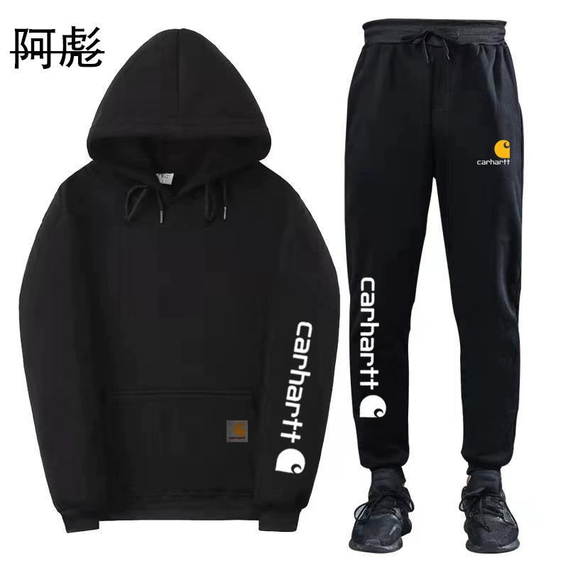 Трансграничная Европа и США Амазонка прилив carhartt новый манго алфавит свитер плюс бархат для мужчин и женщин