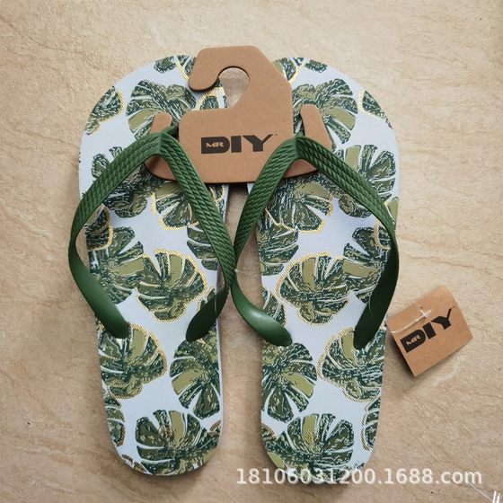 Supply 2023 Summer foreign trade boutique tail single Miscellaneous rubber men's flip-flops high quality store slippers