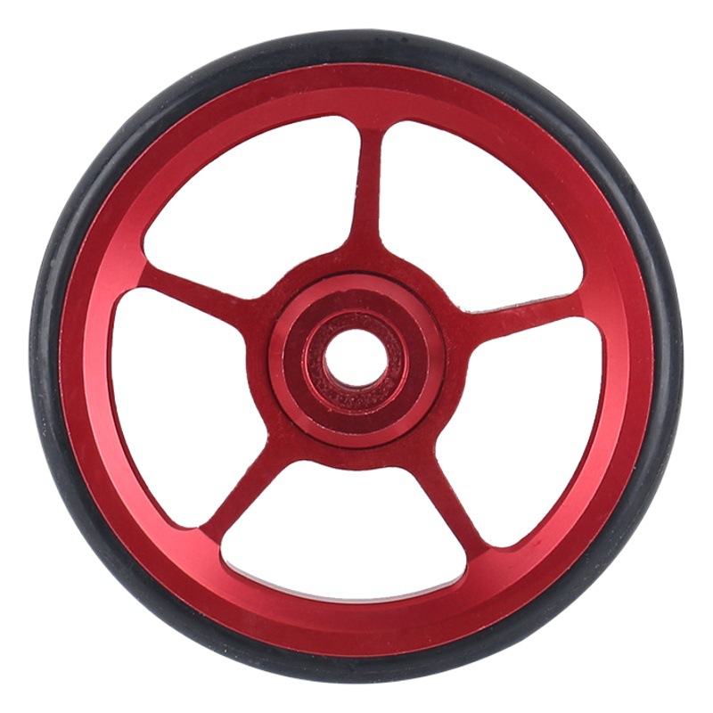 Xiaobu Folding Bike 65mm Easy-Wheel Mudguard Wheel Push Wheel Can Be Engraved with English Text for Use on the Uk's Bird Bike