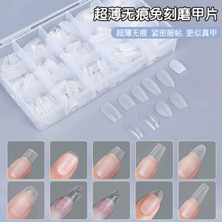 跨境热卖甲型 600片美甲店专用全尺码全贴穿戴甲片