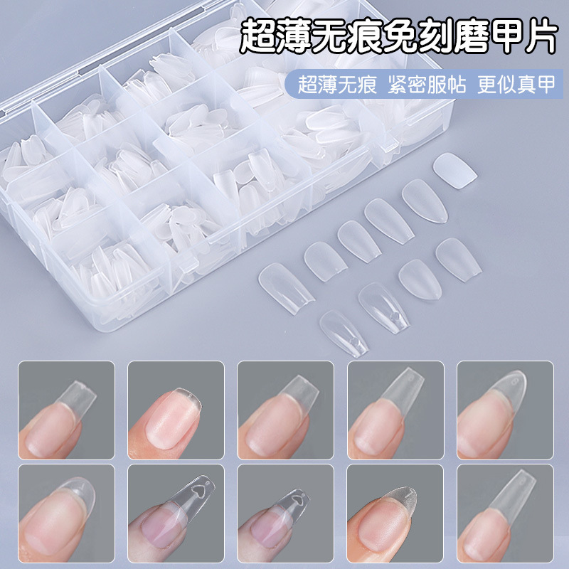 Cross-Border Hot-Selling Type a 600-Piece Full-Size Full-Cover Wearable Nail Tips for Nail Salons Cross-Border Hot-Selling Type a 600-Piece Full-Size Full-Cover Wearable Nail Tips for Nail Salons