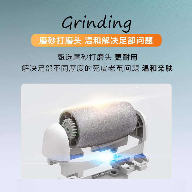 Multifunctional Electric Foot File with Dead Skin Remover, Callus Shaver, Heel Scraper, Pedicure Tool