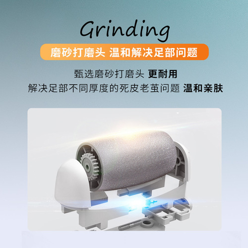 Multifunctional Electric Foot File with Dead Skin Remover, Callus Shaver, Heel Scraper, Pedicure Tool