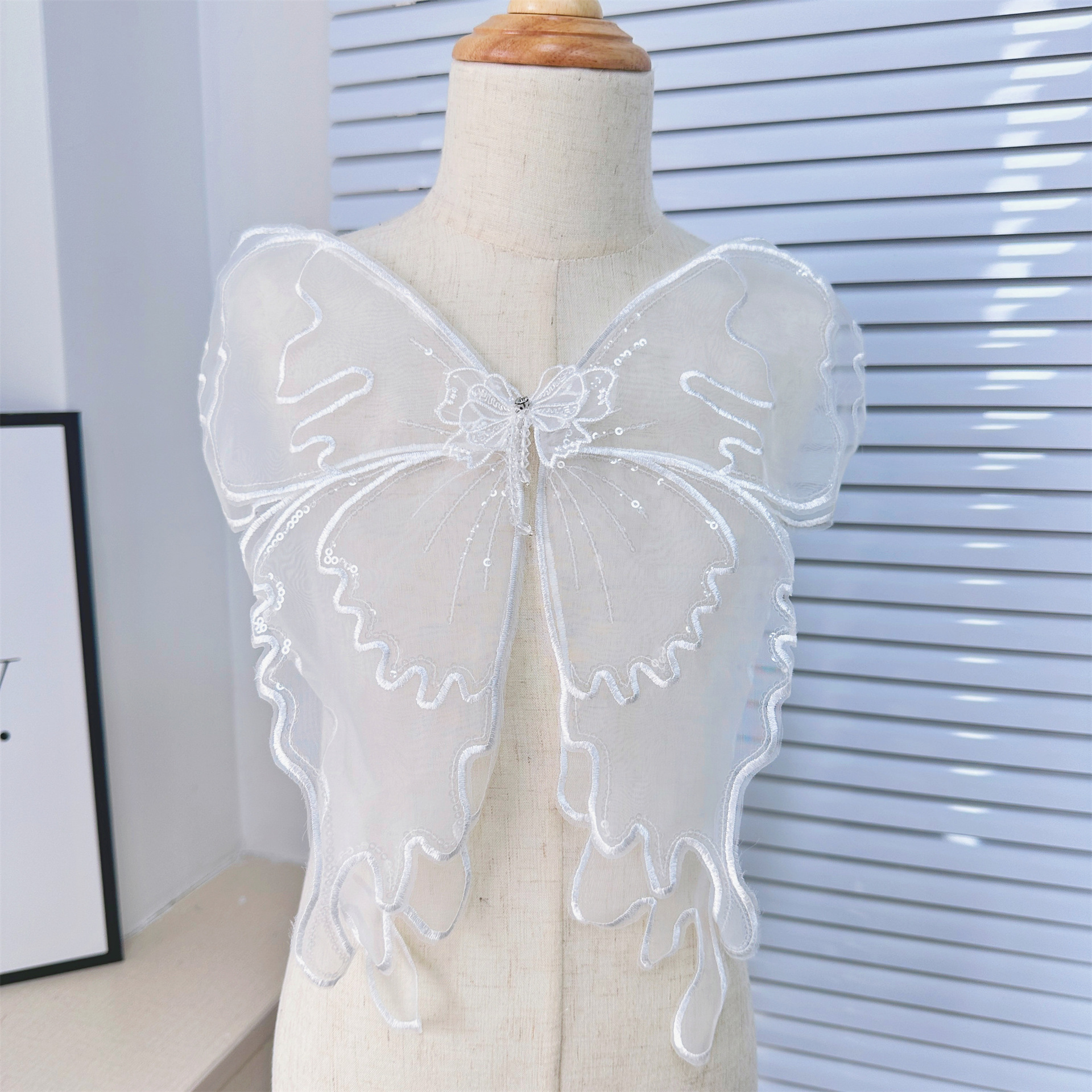 7g Weight Clothing Sticker Patches Classification 1 Piece Quantity Polyester Material Butterfly Pattern Elegant Style 1 Piece Elegant Butterfly Polyester Clothing Sticker Patches 10