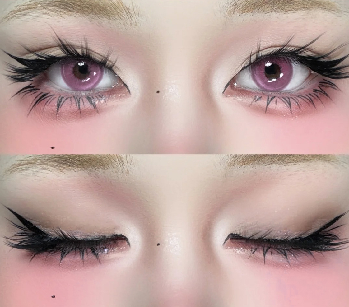 Sakura's large-capacity fox-style false eyelashes feature segmented fox eyes, thick outer corners, elongated natural and realistic eyelashes undefined