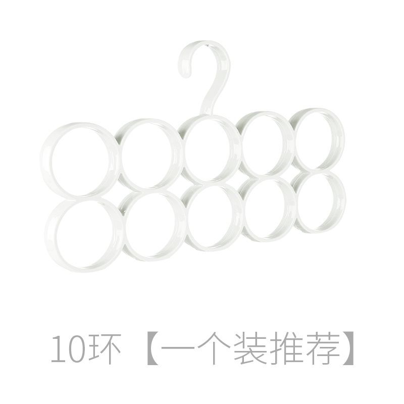 Estante de almacenamiento de bufanda de seda, bufanda colgante multifuncional, estante de corbata, cinturón de armario, cinturón, medias, gancho, percha