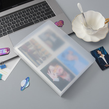 批发供应纯色简约透明插入式相册大容量 3寸4寸5寸6寸7寸照片相册