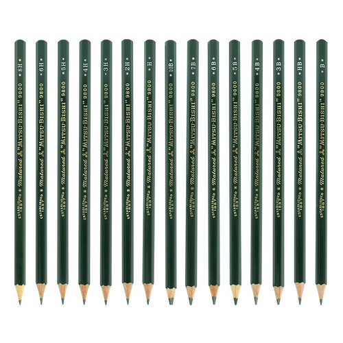 Mitsubishi 9800 Sketching Art Dedicated Drawing Painting Sketch Exam Professional Drawing Pencil for Students