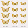 Three dimensional layout with butterfly on wall, decorations, in 3d format, Amazon