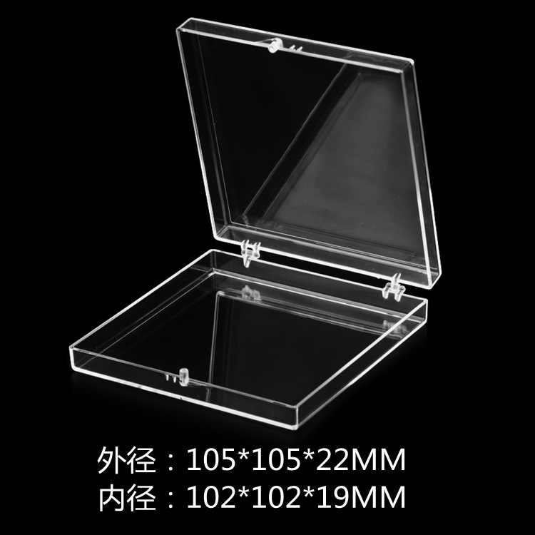 Caja transparente de uñas. Use Nail Box, caja de joyas. Caja de uñas. Caja de almacenamiento de Nail Box