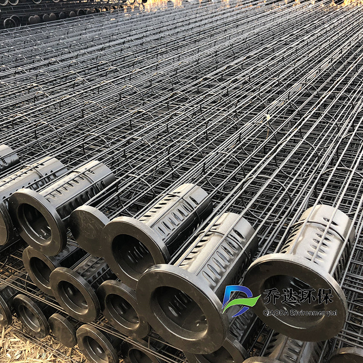 镀锌带保护套除尘骨架 分节式碳钢喷塑除尘配件袋笼