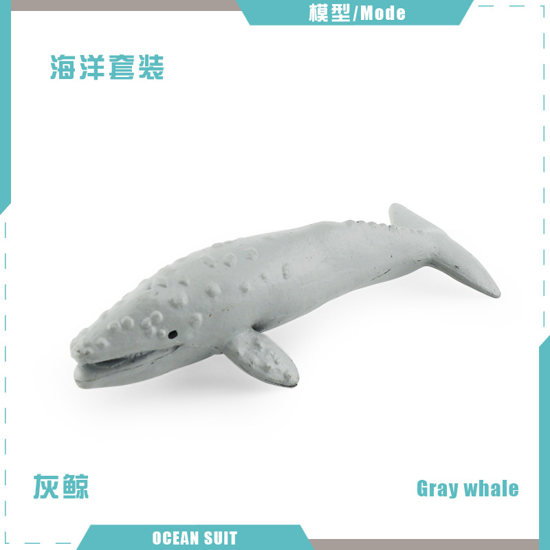 Simulación transfronteriza de una variedad de animales marinos traje de tiburón ballena tortuga delfín pingüino cangrejo criaturas marinas adornos