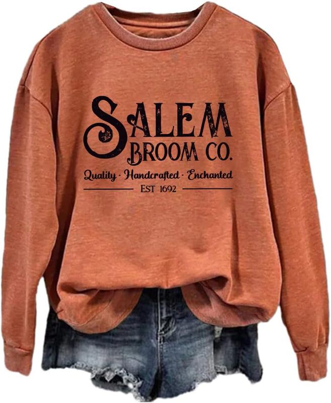 Halloween Sweatshirt 1692 Salem Broom Sweat