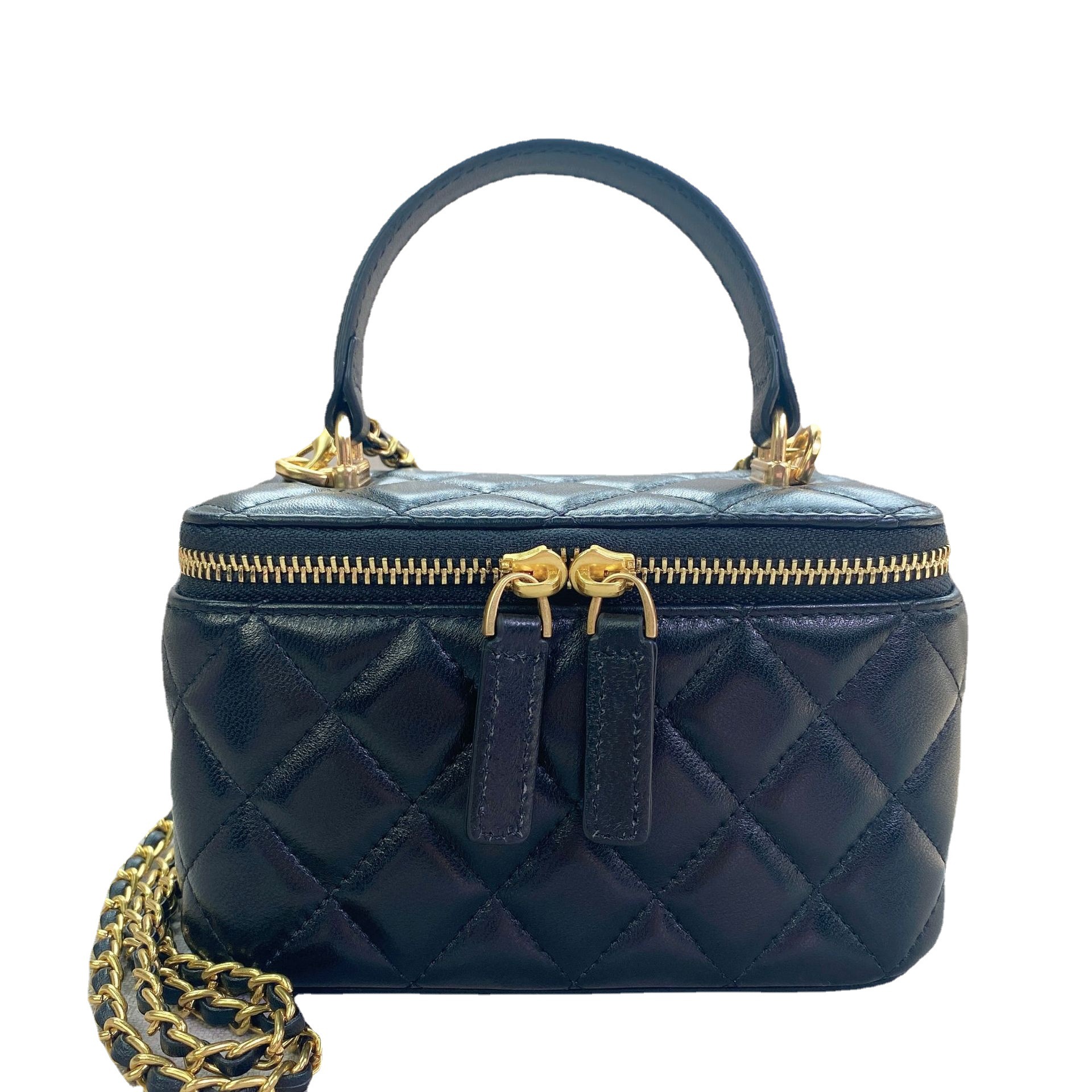 Jarná a letná nová kožená malá voňavá vietorová Lingge reťazová krabička módna jednoduchá kabelka cez rameno_voghion.com