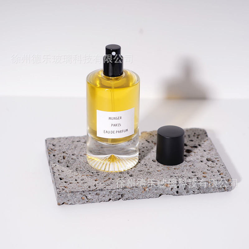 Wholesale 50ml perfume bottle transparent glass cosmetic spray bottle niche DIY perfume bottle perfume sub-bottle