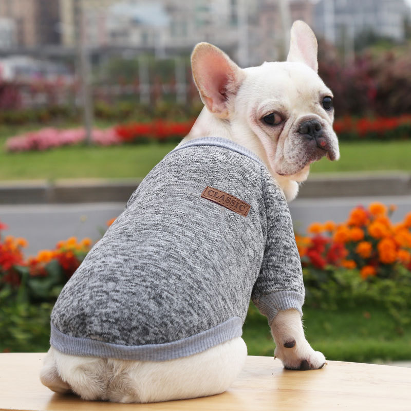 New Simple Dog Cat Pet Autumn Winter Sweater display picture 3