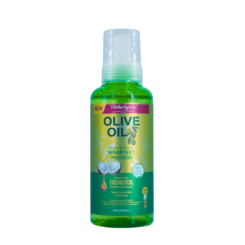 Coco transfronterizo modelado mousse espuma de oliva cera para el cabello rizado modelado cabello esponjoso espuma de cera mousse al por mayor