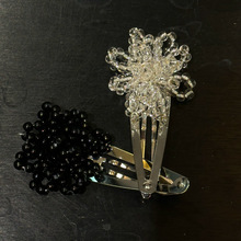 自制！mohe韩国串珠发夹2025年春夏东大门新款bb掰掰夹子头饰发饰