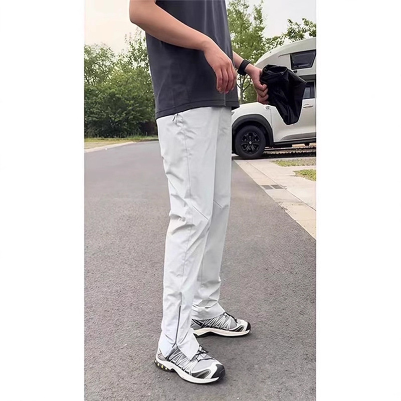 Side Zipper Slit Micro-Tapered Sports Casual Pants for Men in Autum Quick-Drying Pants Outdoor Functional Soft Shell Assault Pants Side Zipper Slit Micro-Tapered Sports Casual Pants for Men in Autum Quick-Drying Pants Outdoor Functional Soft Shell Assault Pants