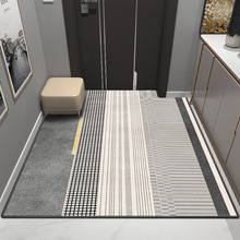 入户门地垫轻奢易吸水好打理进门垫家用水晶绒地垫耐脏耐磨防滑垫