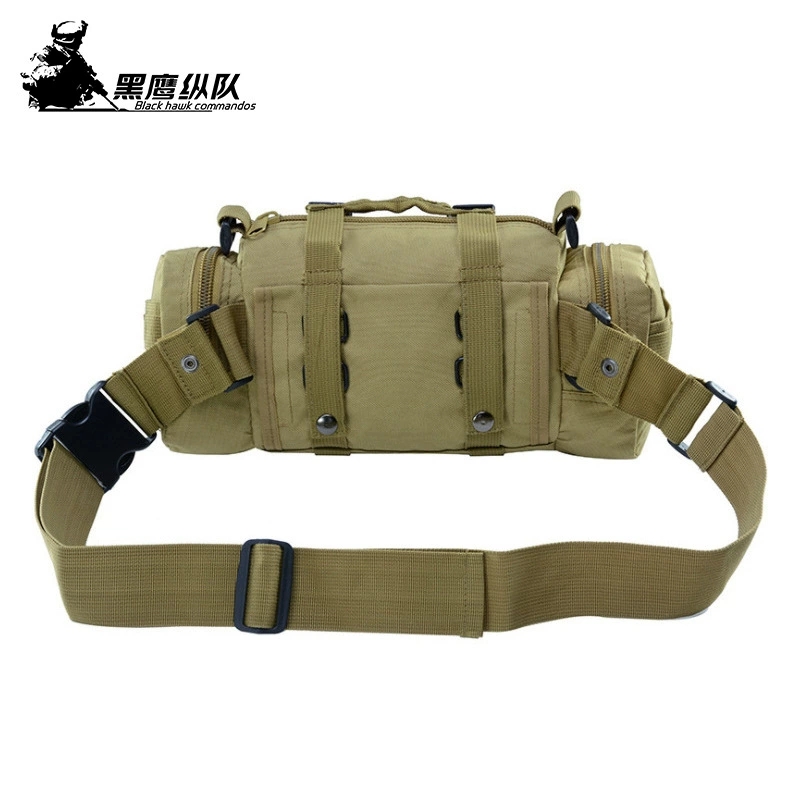 Tactical Belt Bag, Camouflage, Multi-Pocket 32.7×24.6×7.1 cm, Phone & Camera Pouch