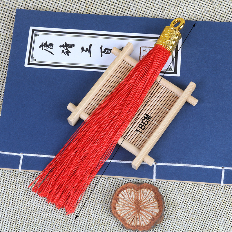 福字金帽穗12CM14CM18CM25喜慶用品燈籠配件裝飾掛圈金帽流蘇批發