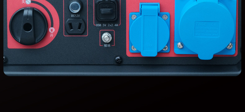 Variable frequency gasoline generator portable portable 220V household 6KW small outdoor camping mute 2.5/3.5/4/8