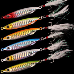 Bait Company Wholesale Lure Fly Blade Iron Plate Lead Fish 10g-30g Artificial Lure Mackerel Perch Bass Fishing Gear