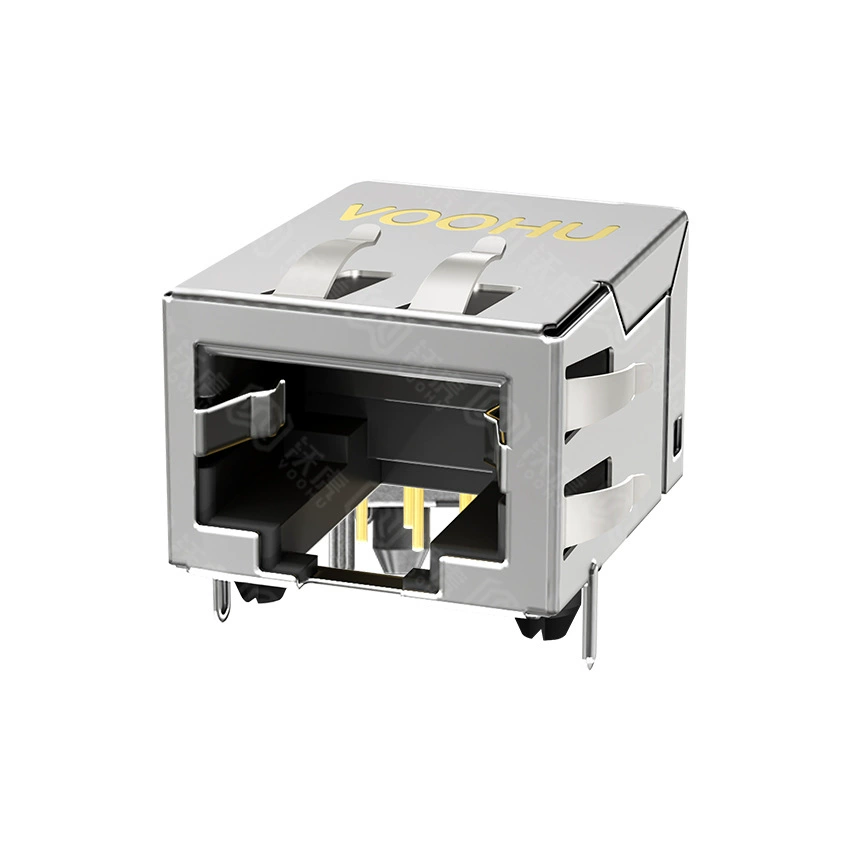 SYT56221118HWA1D1Y1 однопортовый 10P8C бесламповый сетевой интерфейс RJ45 разъем