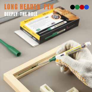 45mm Long-Head Marker Pen for Woodworking, Special Oily Marker Pen, 45mm Long-Mouth Marker Pen, Tile Marking Pen in Stock