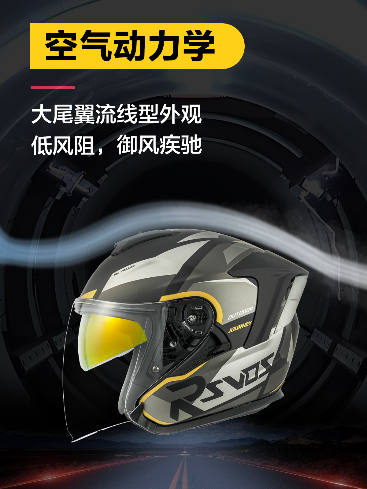 RSV Helmet Motorcycle Winter 3/4 Half Helmet Men's Retro Women's 3/4 Helmet Windproof and Warm for Four Seasons