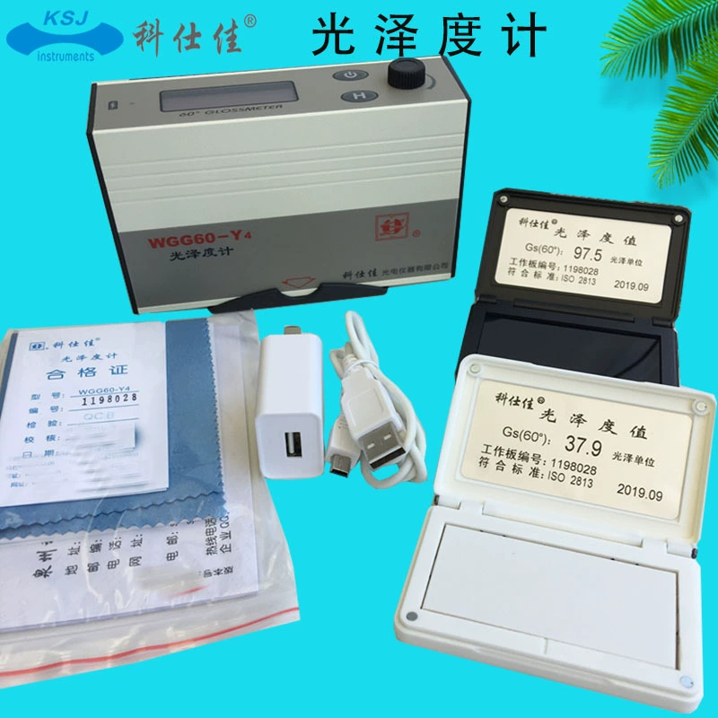 Высокоточный перезаряжаемый измеритель блеска Keshijia WGG60-Y4, измеритель блеска краски/дерева/пластика/пленки