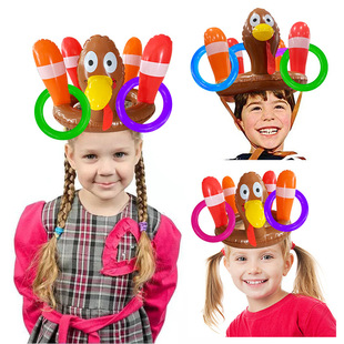 New Halloween inflatable throwing ferrule party party party inflatable interactive props funny cartoon ferrule toy