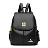 Backpack, winter shoulder bag, capacious school bag for traveling, simple and elegant design