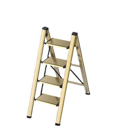 Home ladder, thick aluminum alloy anti-slip A-frame flower stand step ladder indoor multi-purpose small foldable step stool