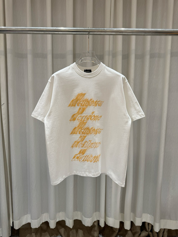 25SS新作we11one MOON早春新作炎弾幕半袖定番ロゴデザインtシャツ|undefined