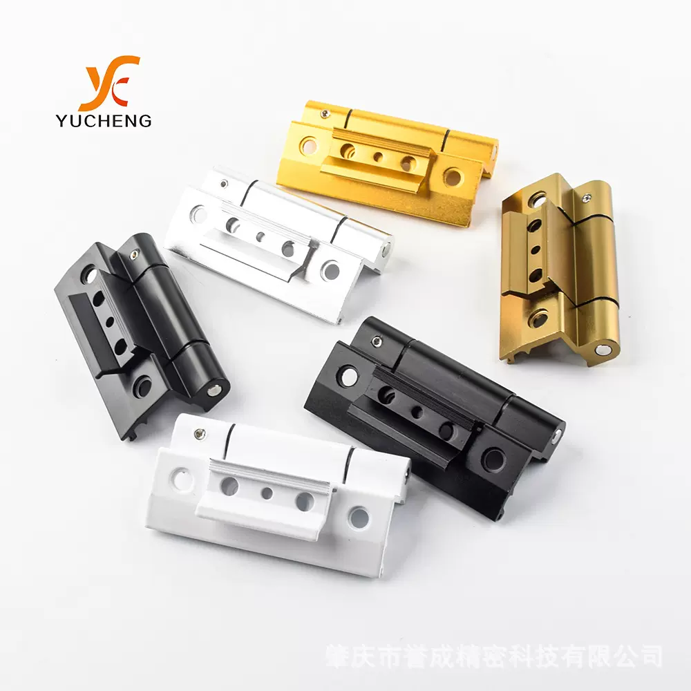 B039 胜达斯23槽铝合金门窗合页 宽槽氧化铰链配件 誉成厂家直销