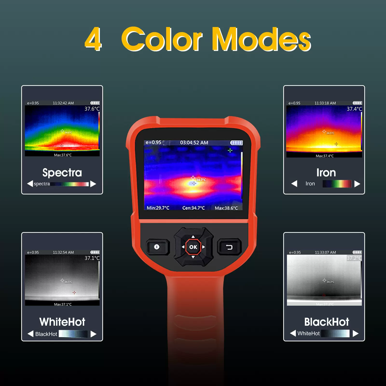 跨境热卖红外线热像仪高清测温仪工业电力地暖检测热成像仪产地