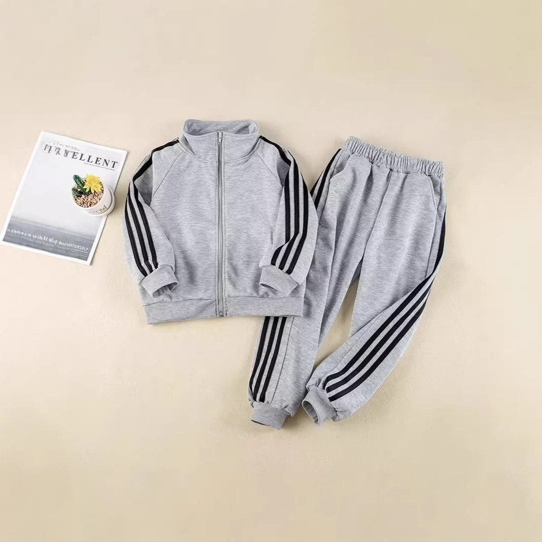 Girls' Sports Suits, Kidsren's Sportswear, Autumn Clothes, 2023 New Girls' Sweatshirts, Spring & Fall Styles, Big Kidsren's Casual Wear
